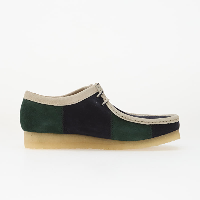 Men's shoes Clarks Originals Wallabee Blue/ Green Strip (26185545