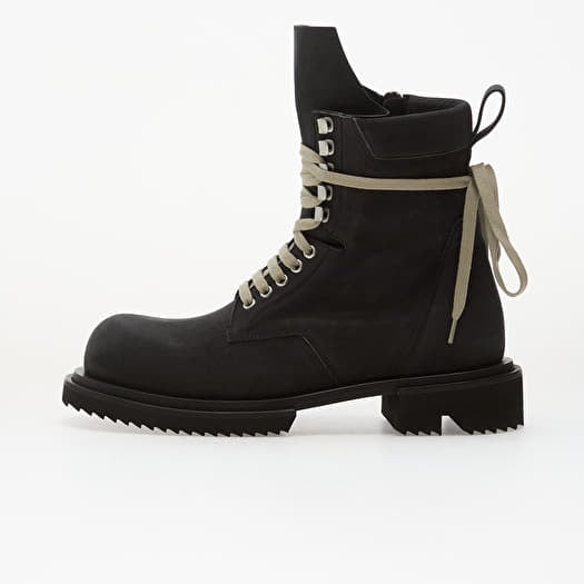 Rick Owens DRKSHDW Leather Boots - Low Army Gabe Black