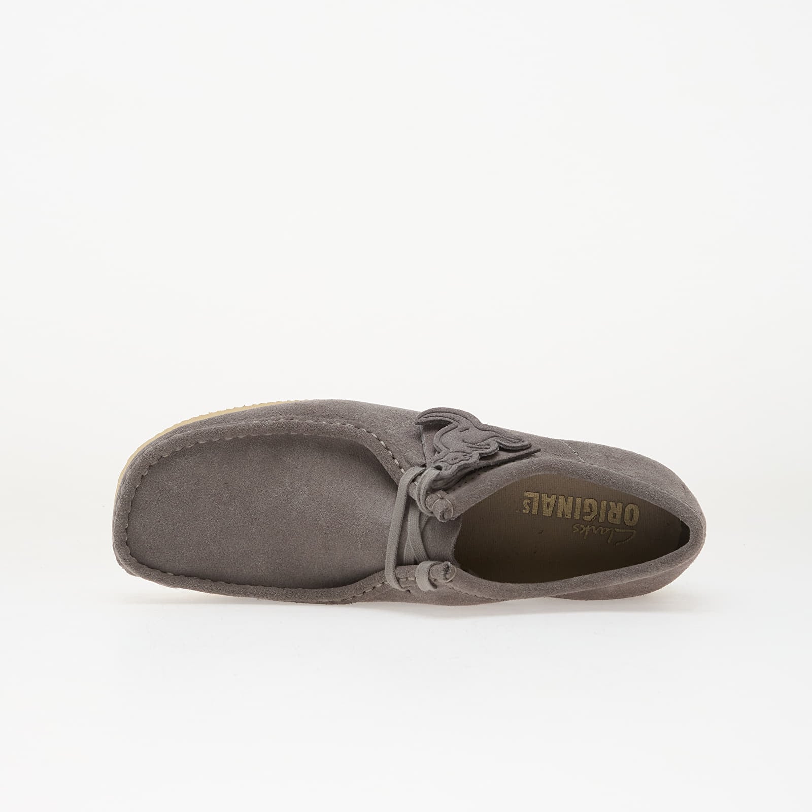 Herresko Clarks Originals Wallabee 2604 Grey Suede