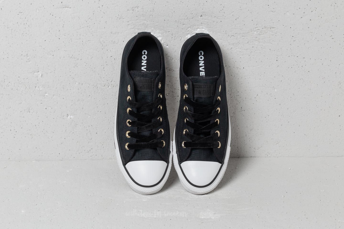 Damesko Converse Chuck Taylor All Star OX Black/ Black/ White