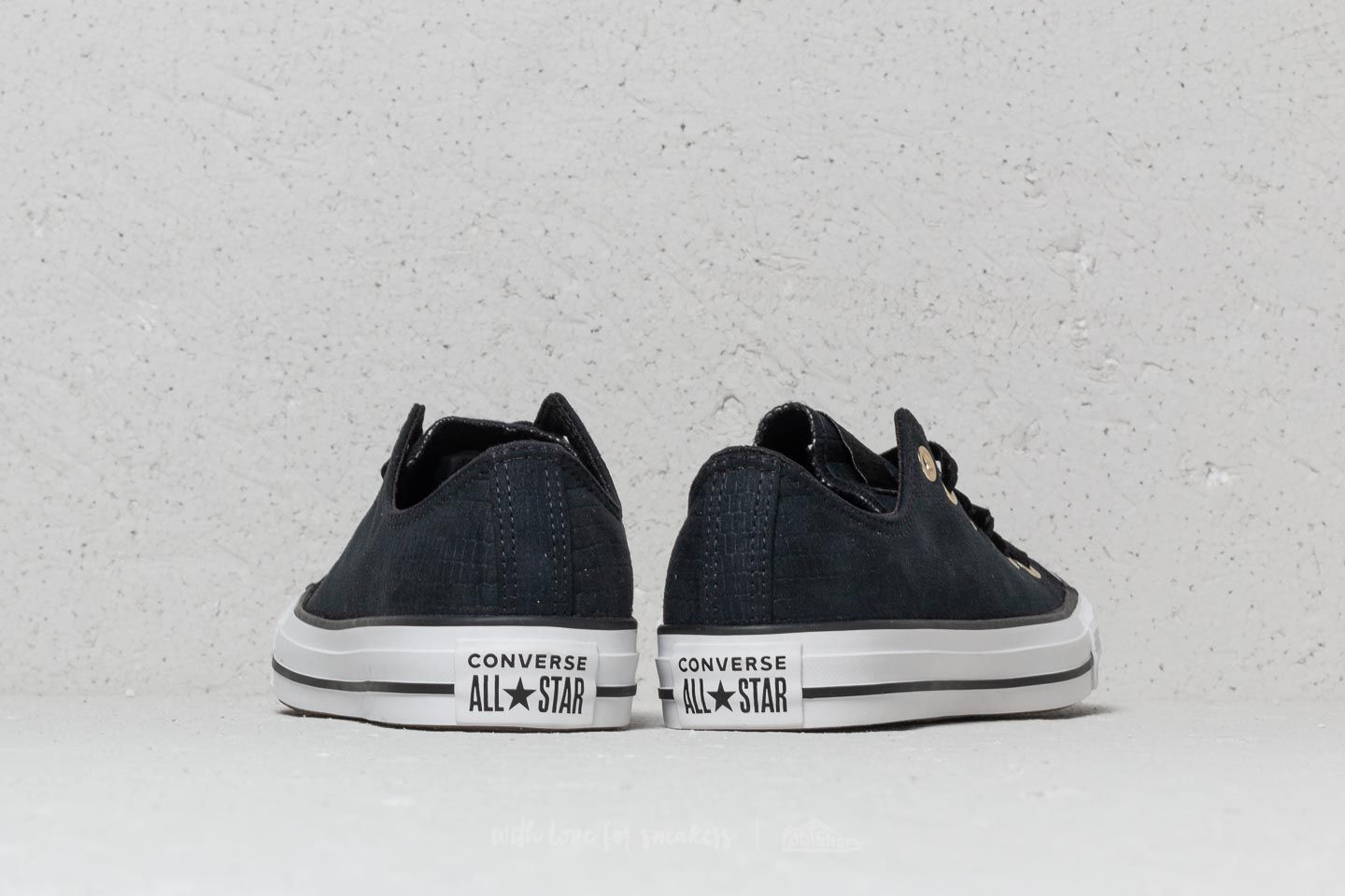 Damesko Converse Chuck Taylor All Star OX Black/ Black/ White