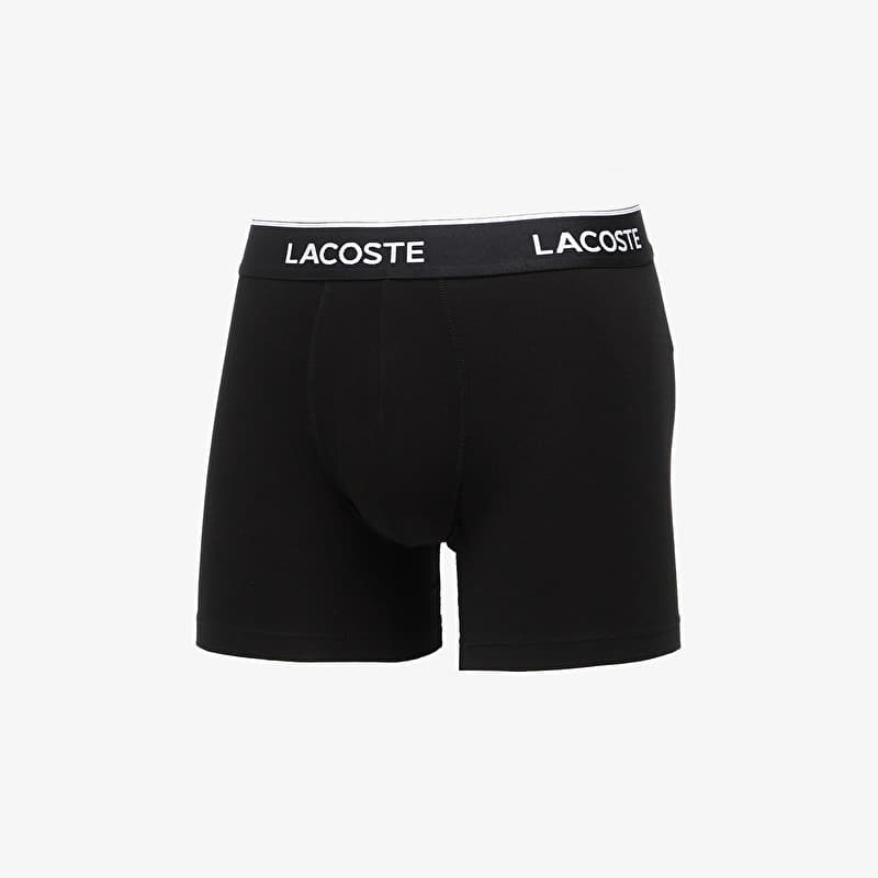 Caleçons LACOSTE 3-Pack Boxer Brief Black