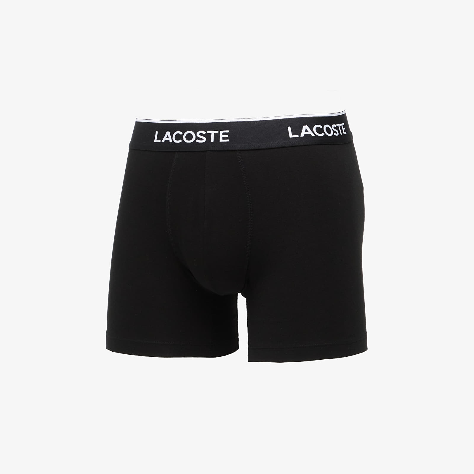 Boksershorts til mænd LACOSTE 3-Pack Boxer Brief Black