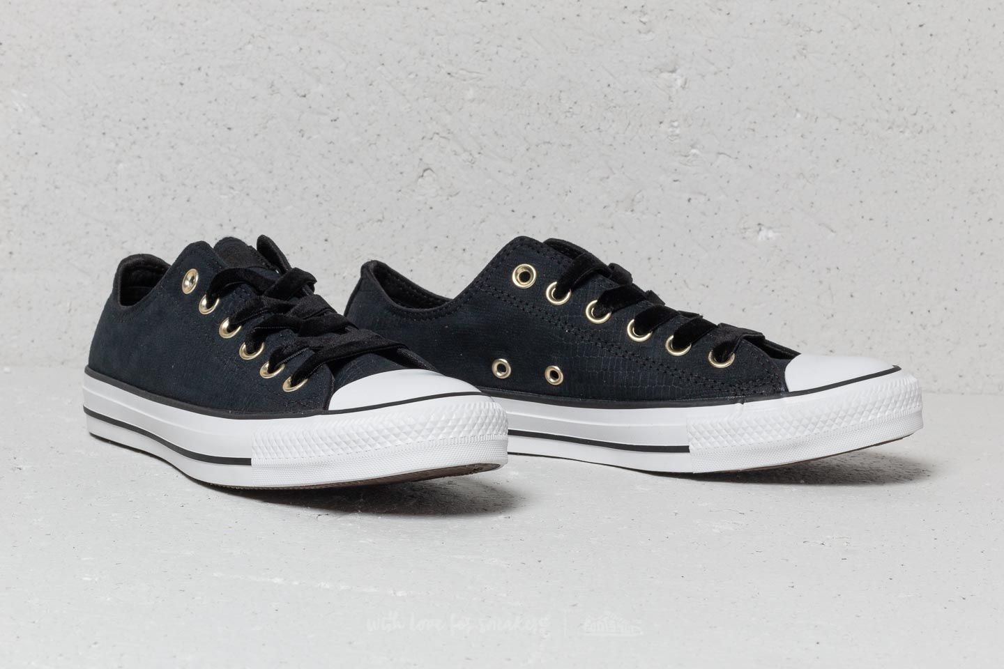 Damesko Converse Chuck Taylor All Star OX Black/ Black/ White