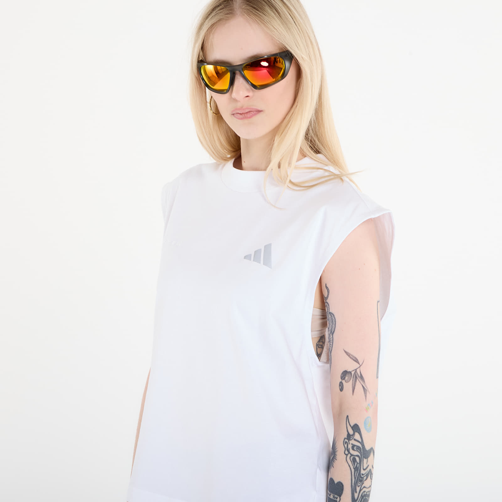 Maiouri pentru bărbați adidas Adi365 Cheering Tank Top White