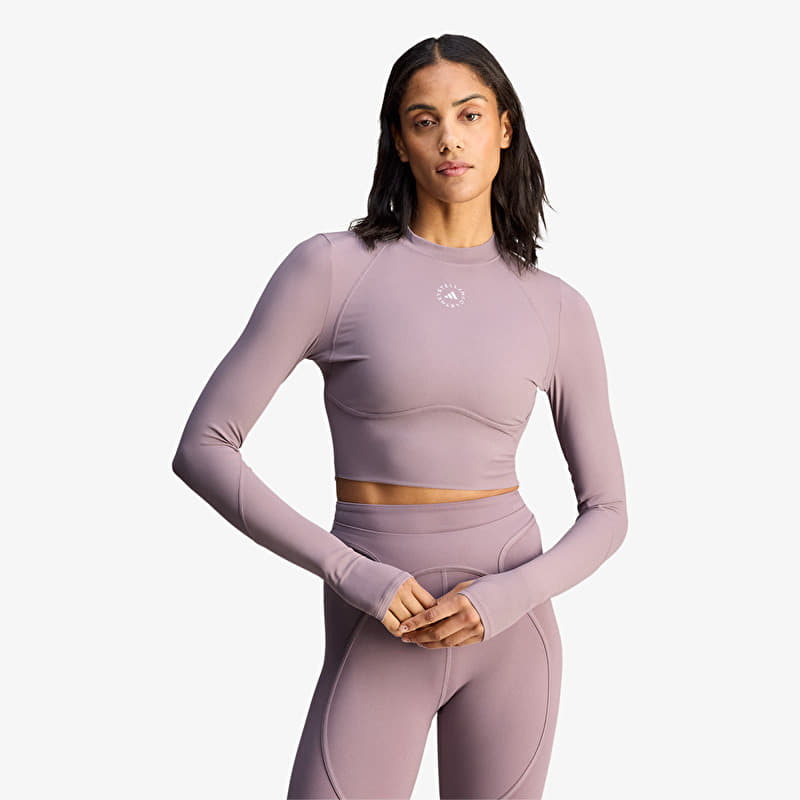 adidas x Stella Mccartney Training Longsleeve Crop Legacy Purple