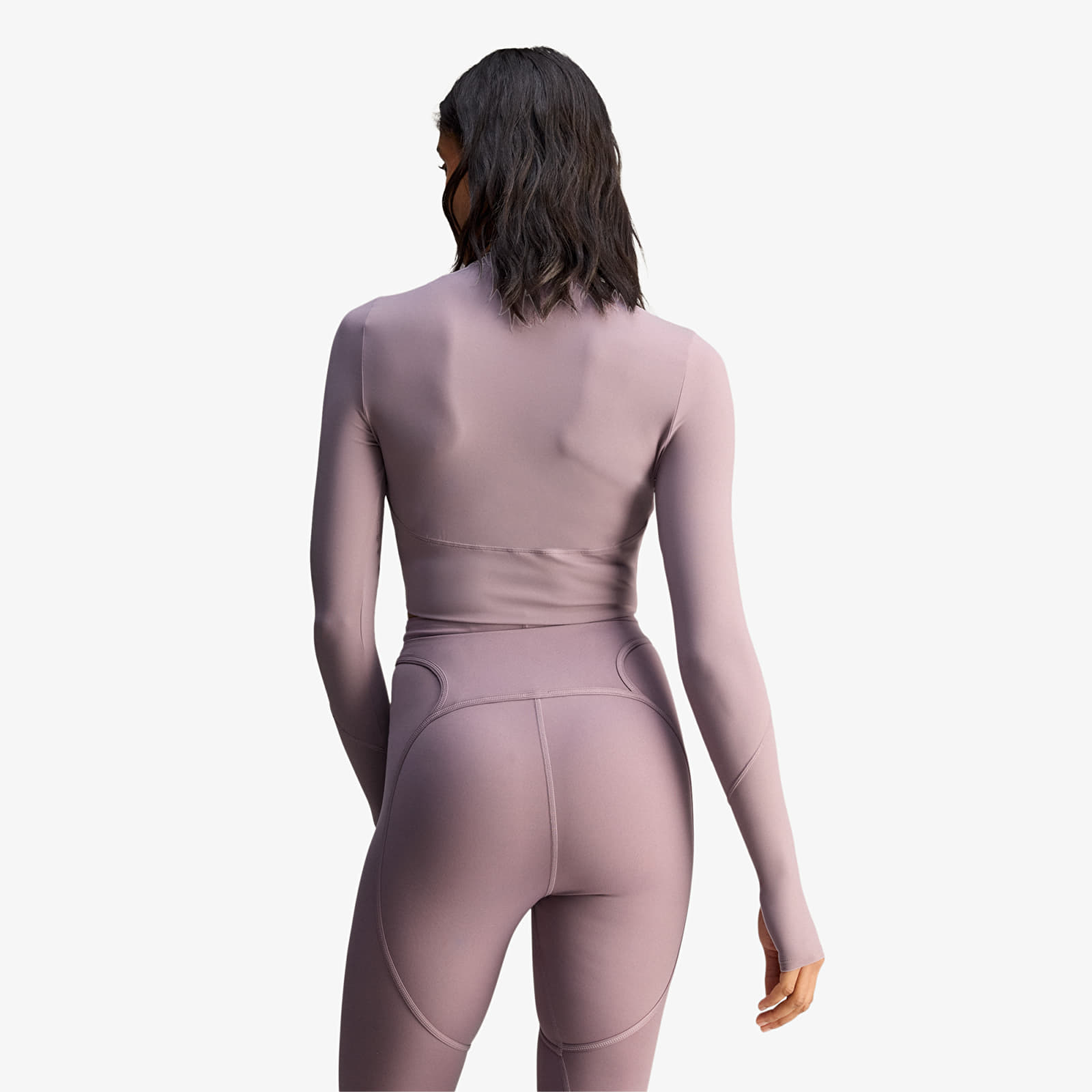 Bluze pentru femei adidas x Stella Mccartney Training Longsleeve Crop Legacy Purple