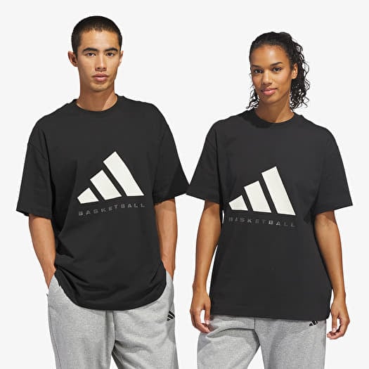 Maglietta adidas Adidas Ss Tee UNISEX Black/ Off White