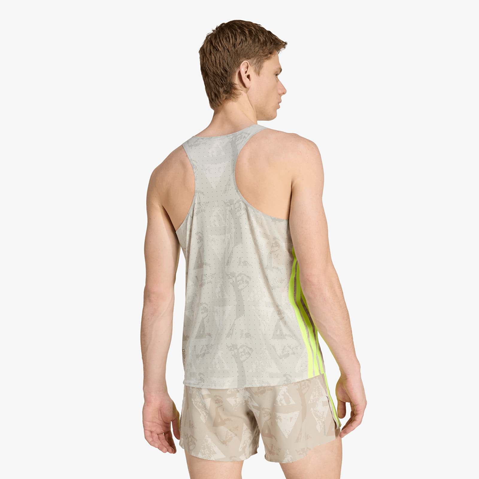 Tielka adidas Labrum Singl M Sesame/ Solar Yellow