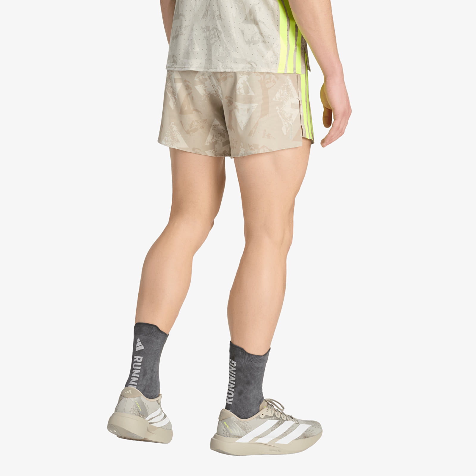  Shorts Adidas Adizero Labrum Gel Pocket Shorts Sesame/ Solar Yellow Xl 