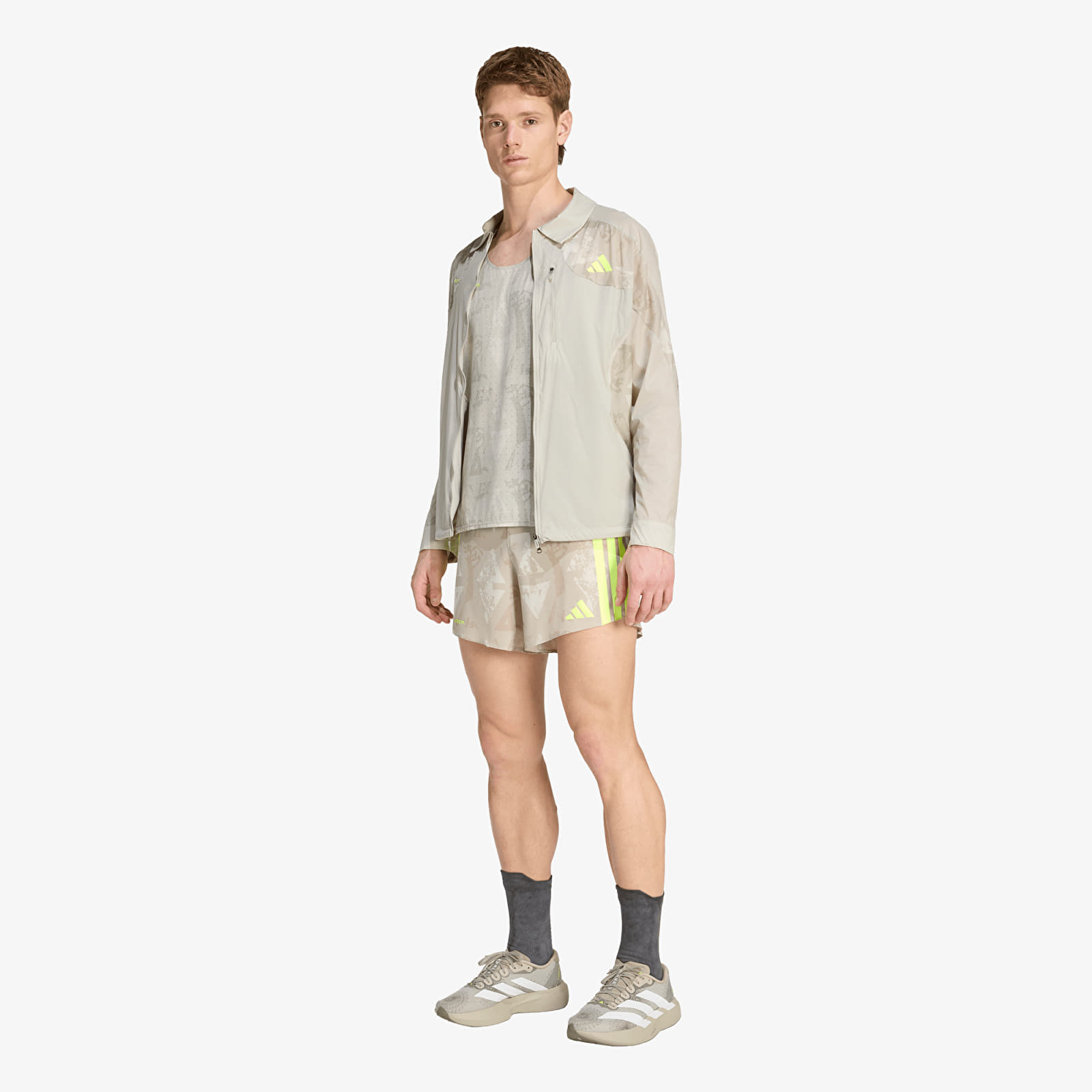 Kraťasy adidas Labrum Gel Sh M Sesame/ Solar Yellow