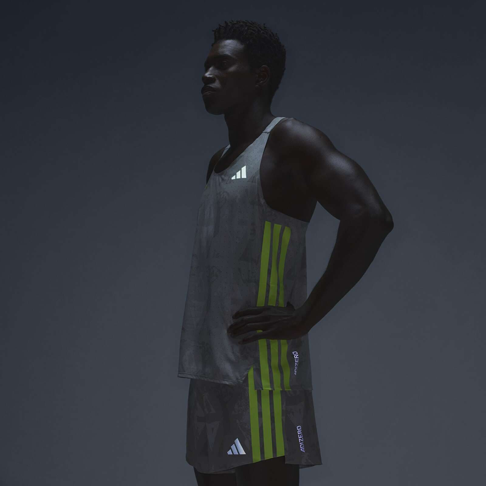 Kraťasy adidas Labrum Gel Sh M Sesame/ Solar Yellow