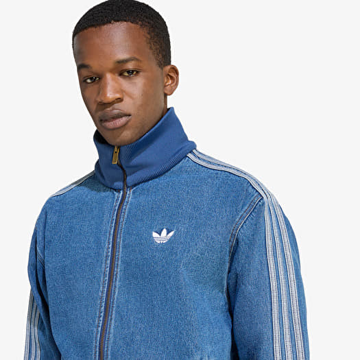 adidas Adicolor Denim Firebird Track Top Medium Vintage Denim