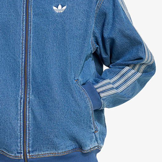 adidas Adicolor Denim Firebird Track Top Medium Vintage Denim