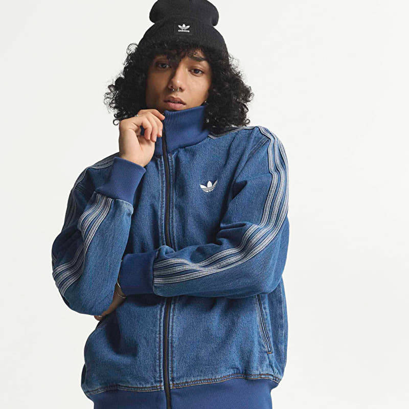 Sweatshirt adidas Adicolor Denim Firebird Track Top Medium Vintage Denim