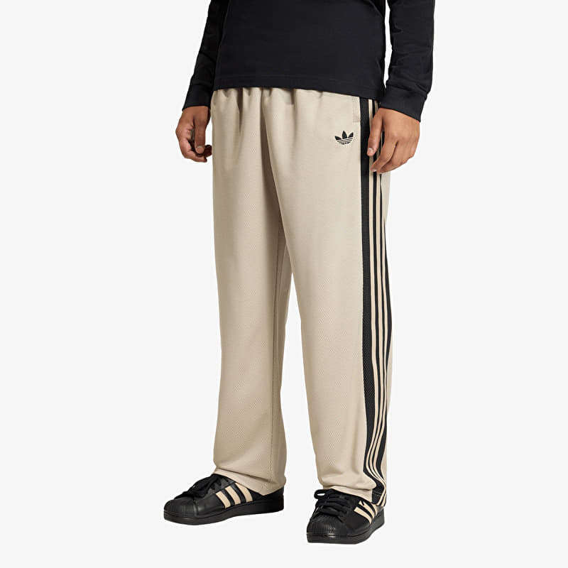 adidas Loose Mesh Tracksuit Bottoms Stone Khaki
