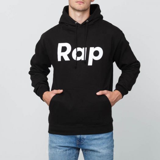 Hoodies and sweatshirts RAP Hoodie Black White Footshop