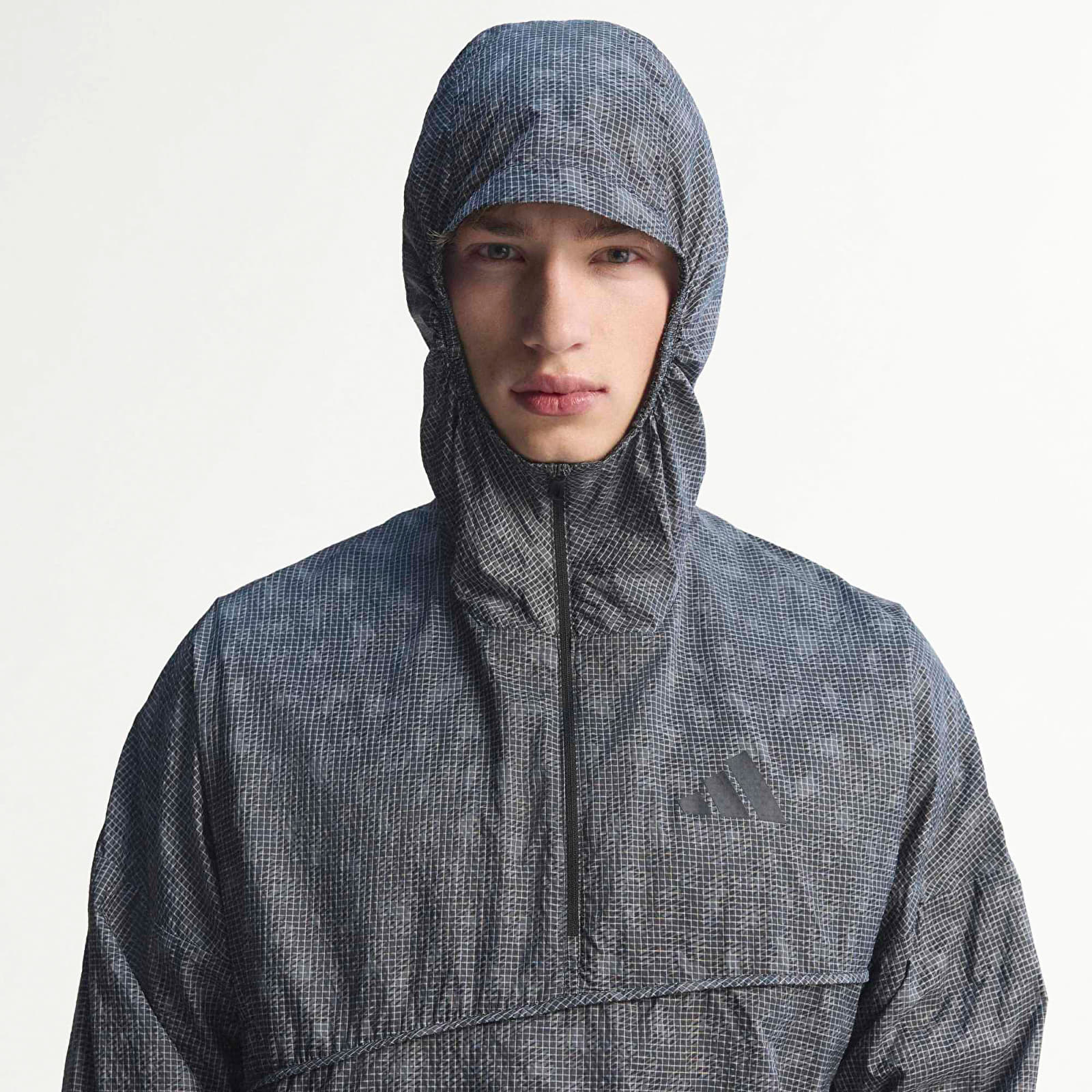 Coach Jackets adidas Xpl Wind Aop Grey Six/ Carbon/ Black