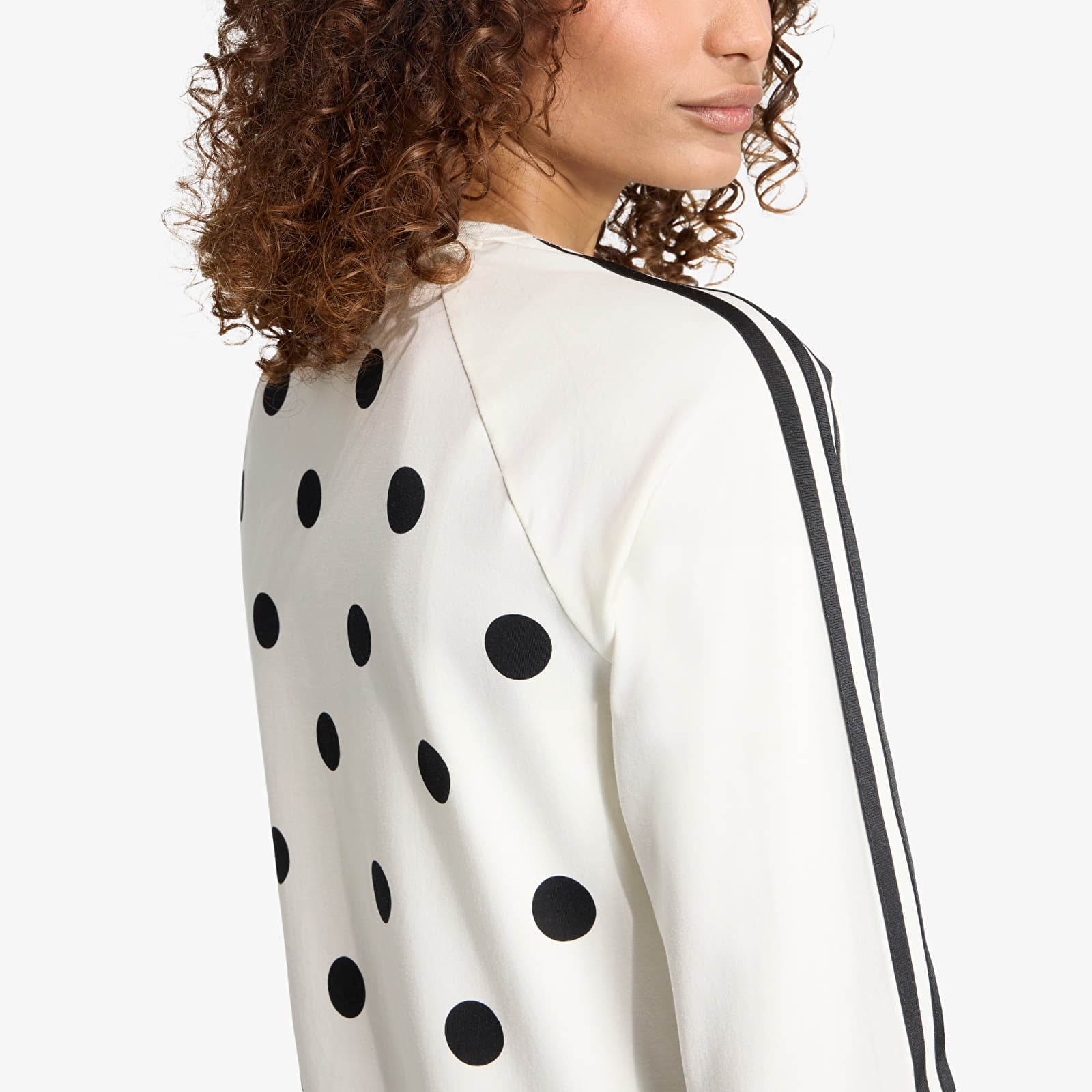 Koszulki adidas Slim Ls Off White