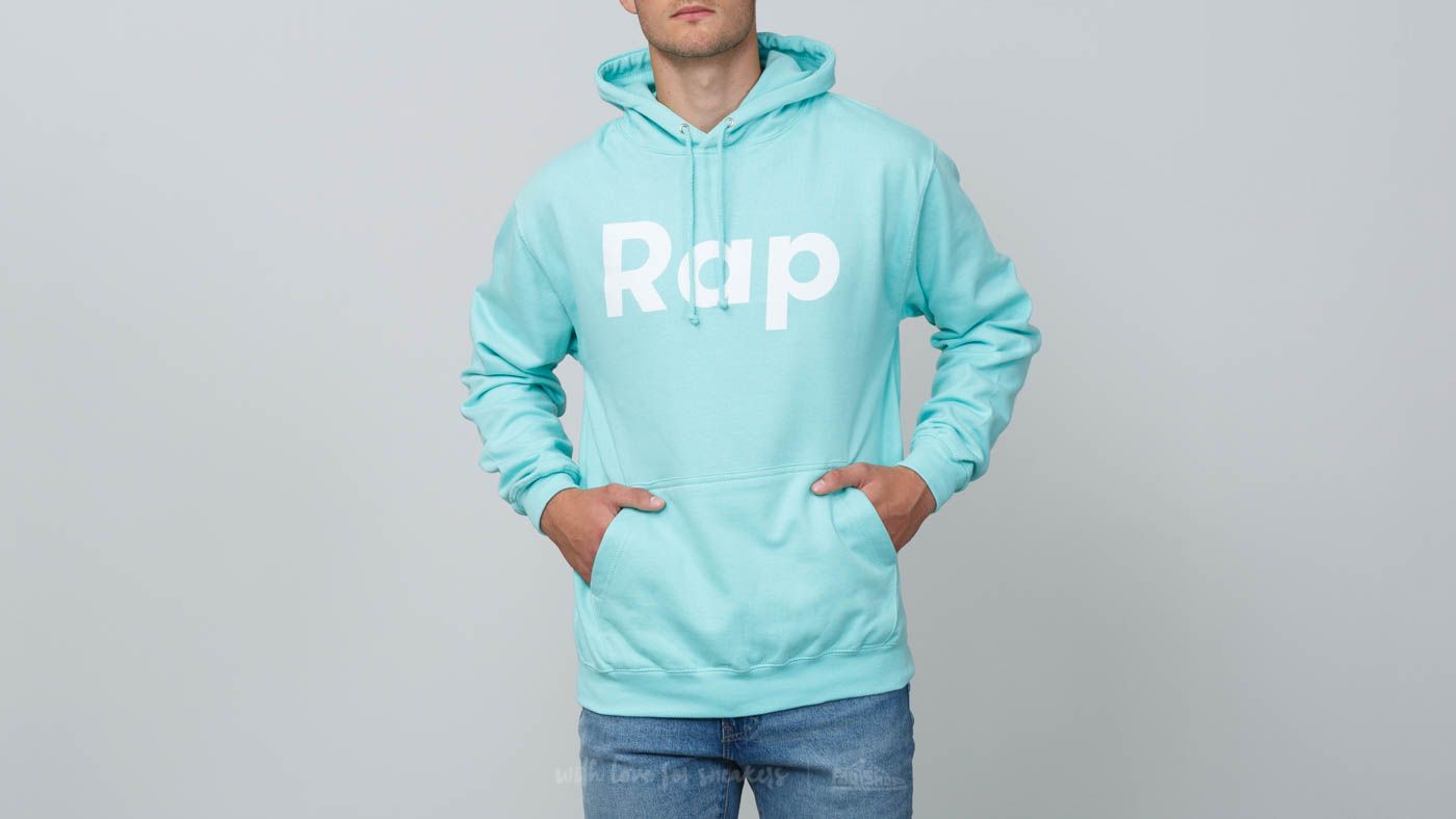 Felpe RAP Hoodie Peppermint/ White