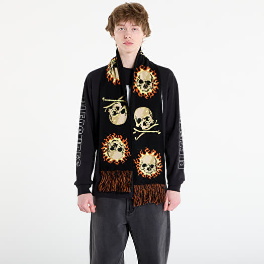 Scarves PLEASURES Zine Scarf Black (P25W095 BLACK) | Footshop