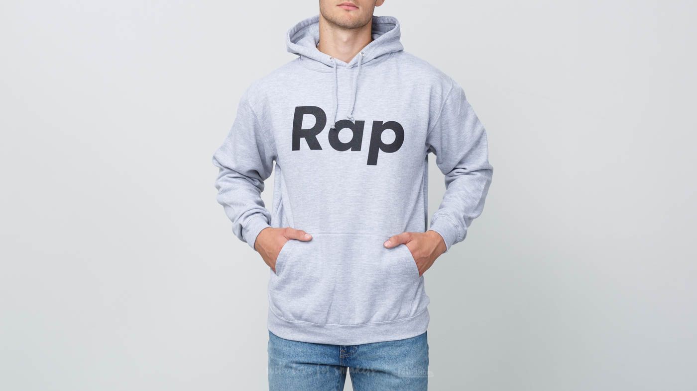 Bluzy RAP Hoodie Sport Grey/ Black
