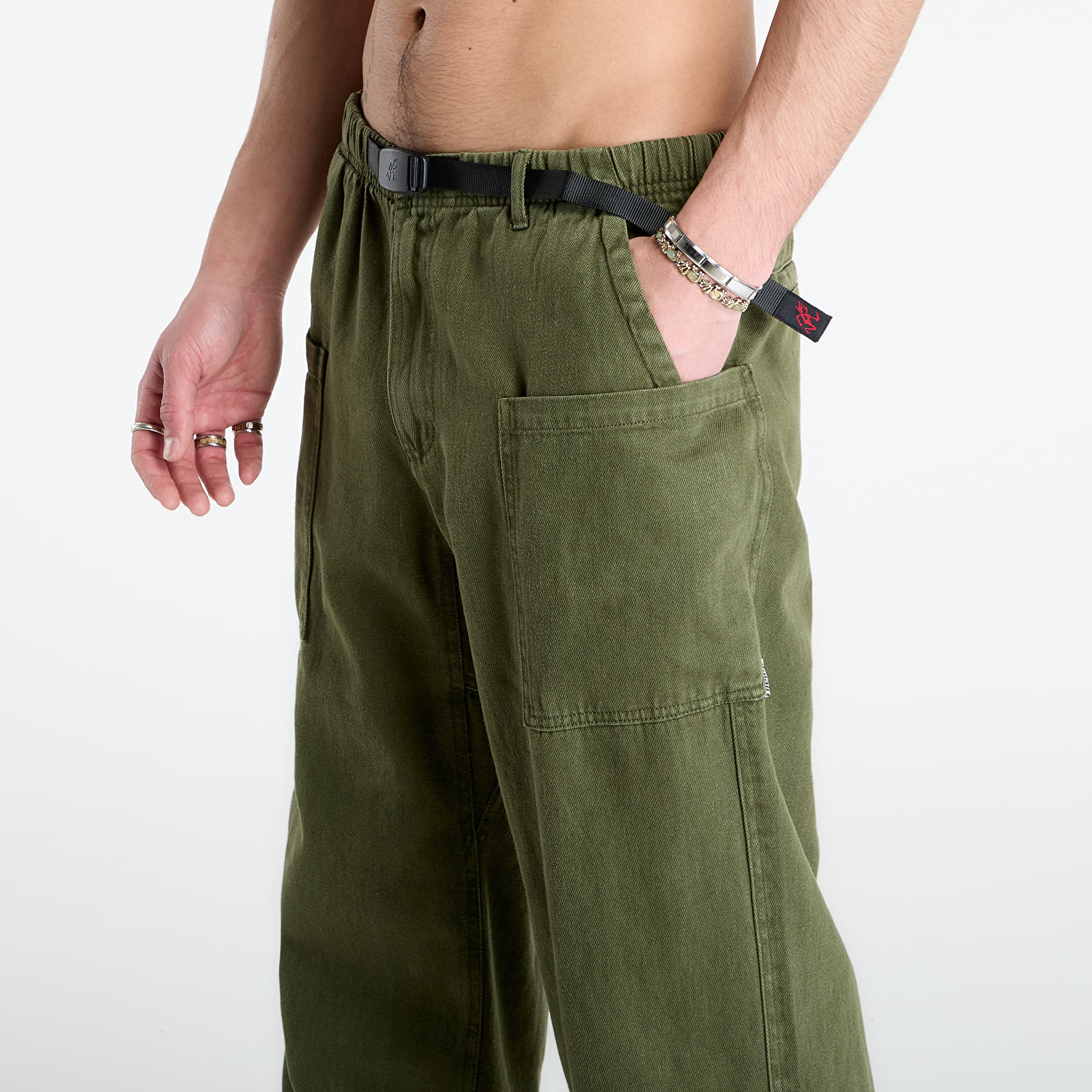 Pánske nohavice Gramicci Hemp Relaxed Pant Olive