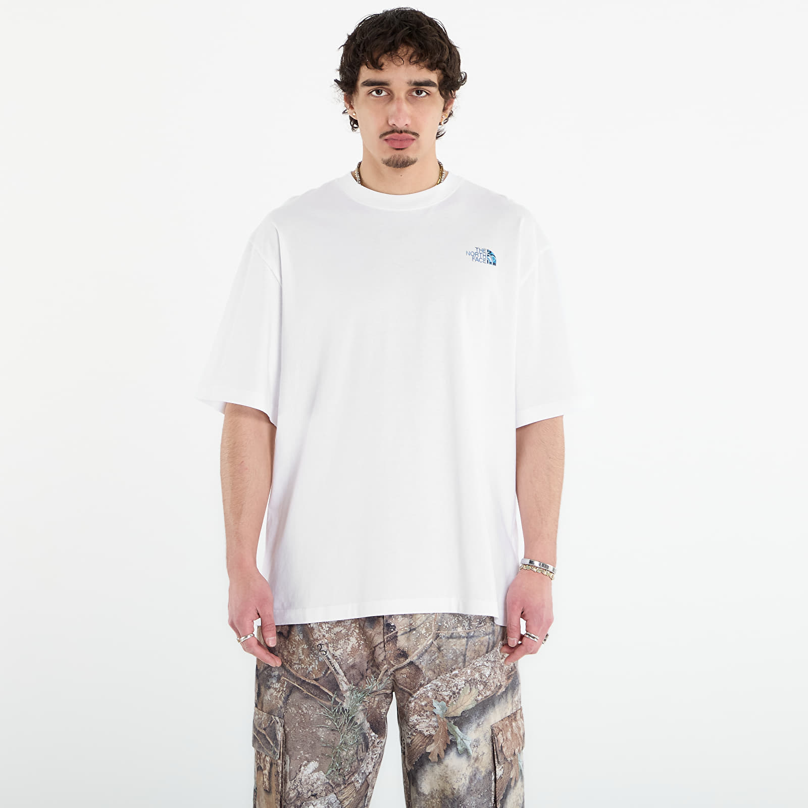 T-Shirts The North Face Liquid Box Nse Oversize Short Sleeve Tee-Graphic TNF White
