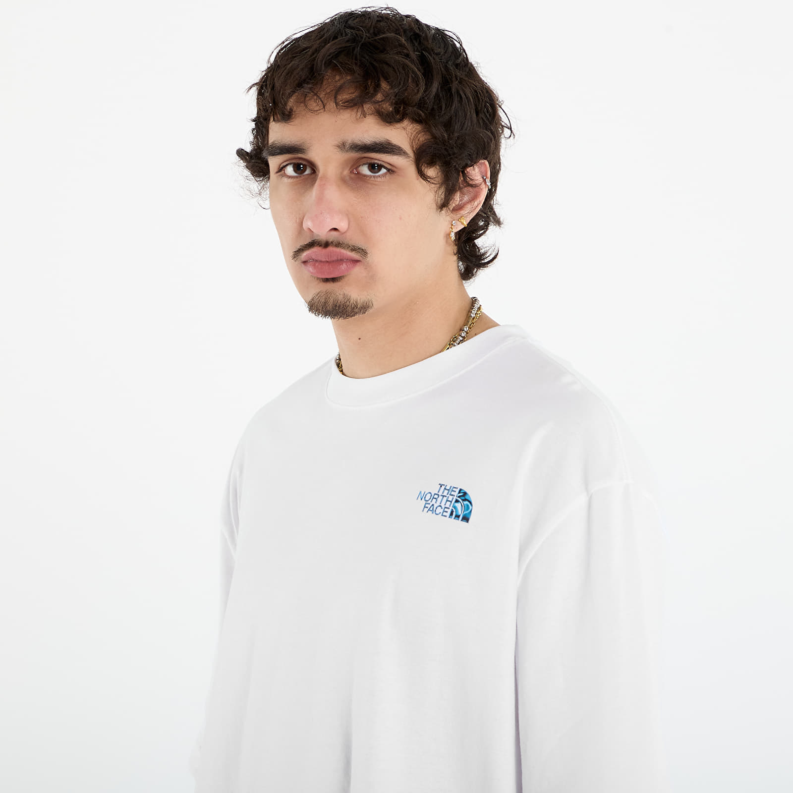 T-Shirts The North Face Liquid Box Nse Oversize Short Sleeve Tee-Graphic TNF White