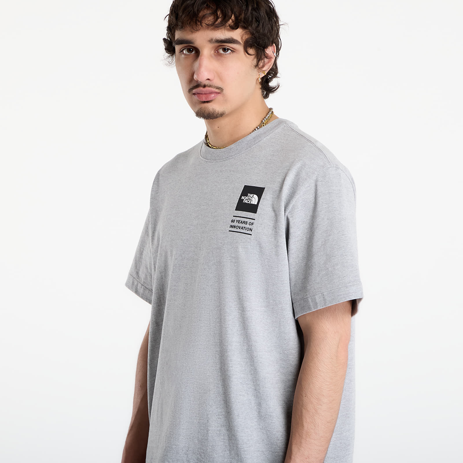 T-paidat The North Face TNF Celebration Relaxed Short Sleeve Tee-Graphic TNF Pale Grey Heather