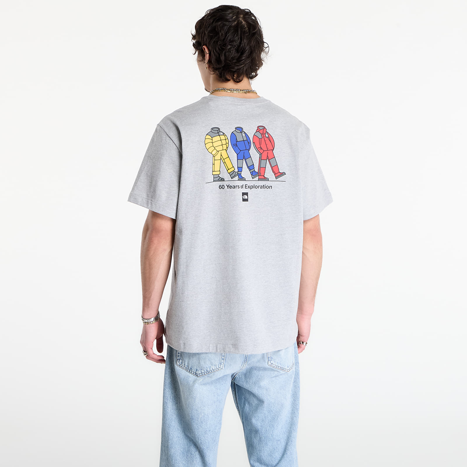 T-paidat The North Face TNF Celebration Relaxed Short Sleeve Tee-Graphic TNF Pale Grey Heather