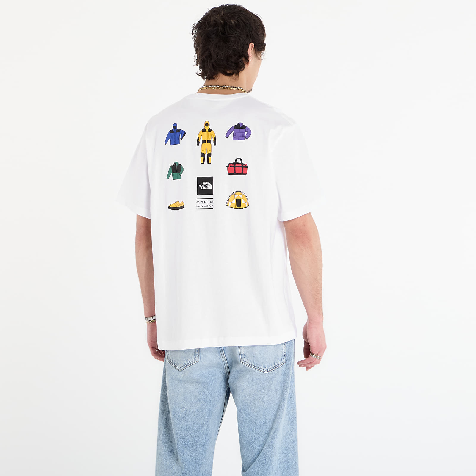 Trička The North Face Icon Celebration Regular Short Sleeve Tee-Graphic TNF White