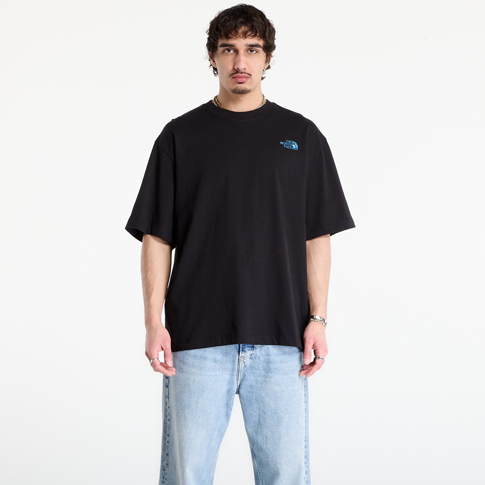 T-paidat The North Face Liquid Box Nse Oversize Short Sleeve Tee-Graphic TNF Black