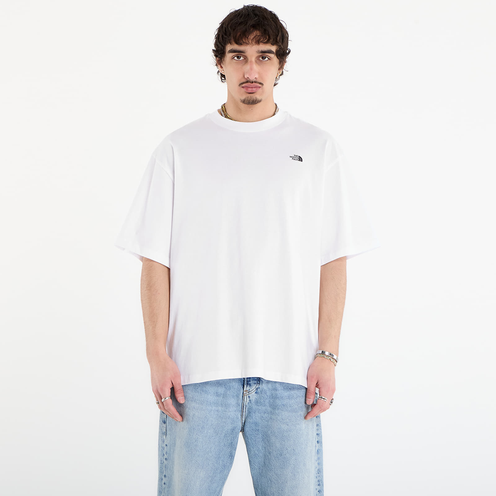 Тениска The North Face TNF Essential Simple Dome Os Ss Tee TNF White S