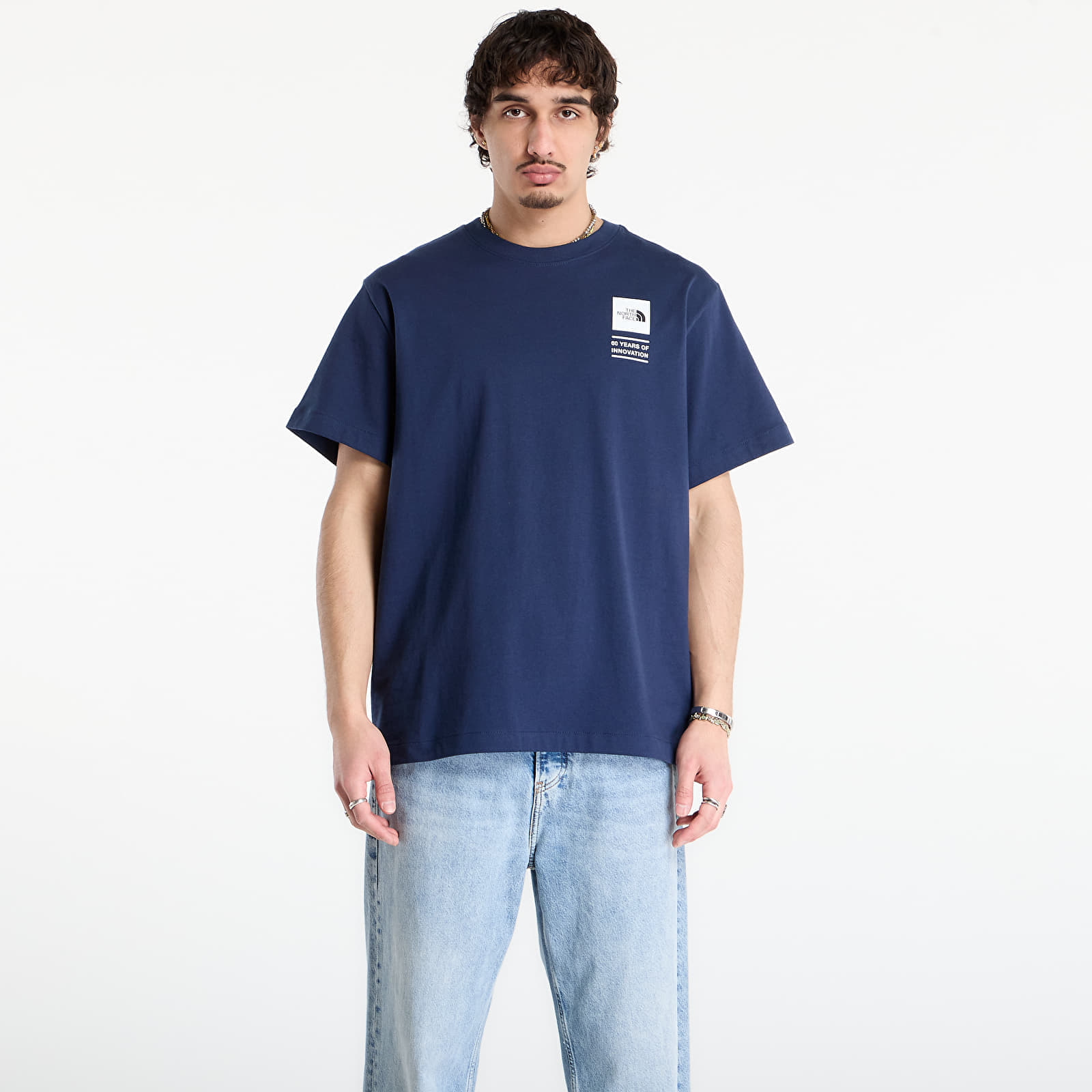 Тениска The North Face TNF Celebration Relaxed Short Sleeve Tee-Graphic Summit Navy L