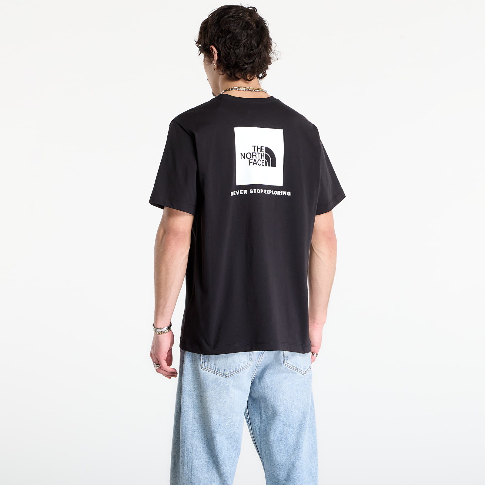 Marškinėliai The North Face Evolution Box Nse Short Sleeve Tee TNF Black/ TNF White