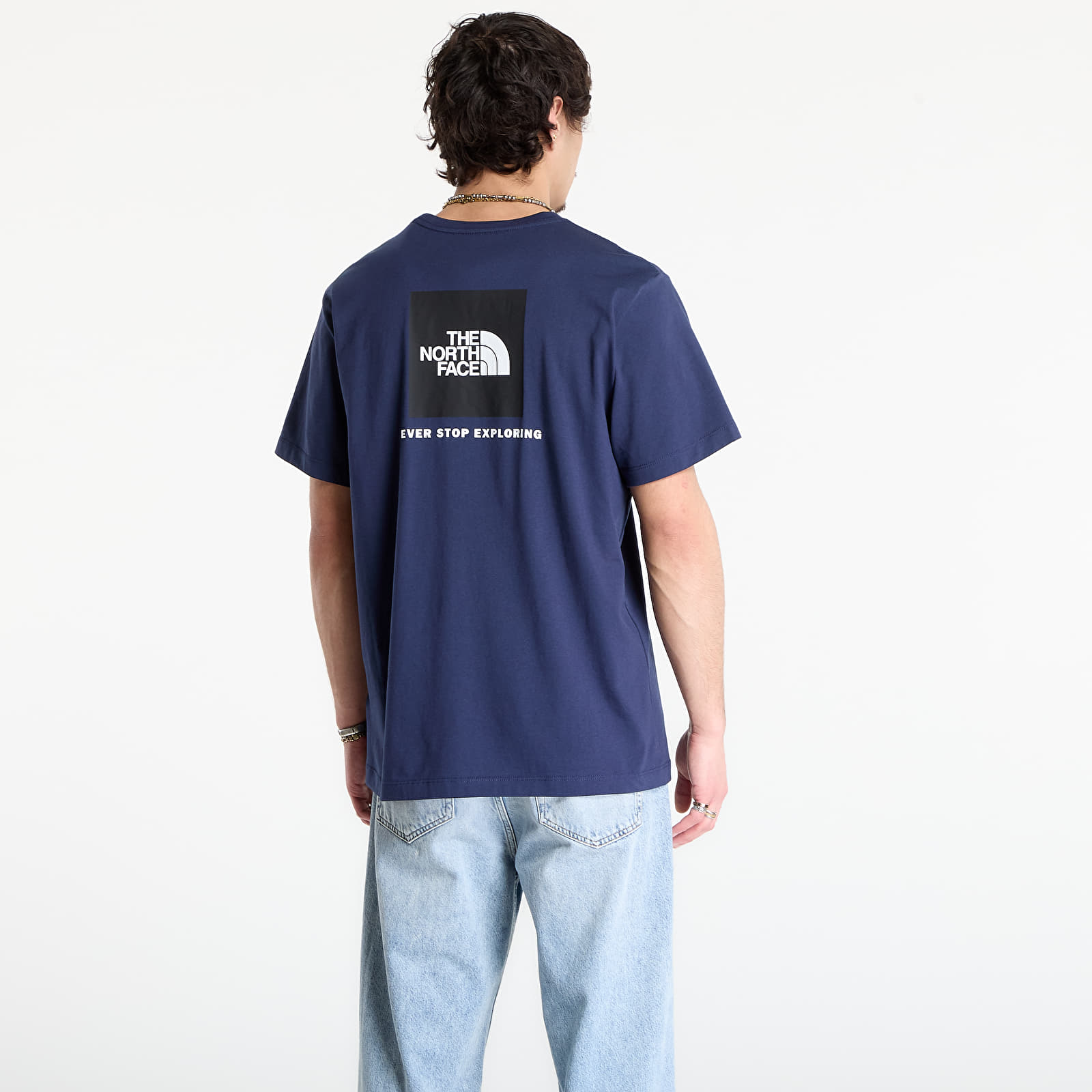 Trička The North Face Evolution Box Nse Short Sleeve Tee Summit Navy