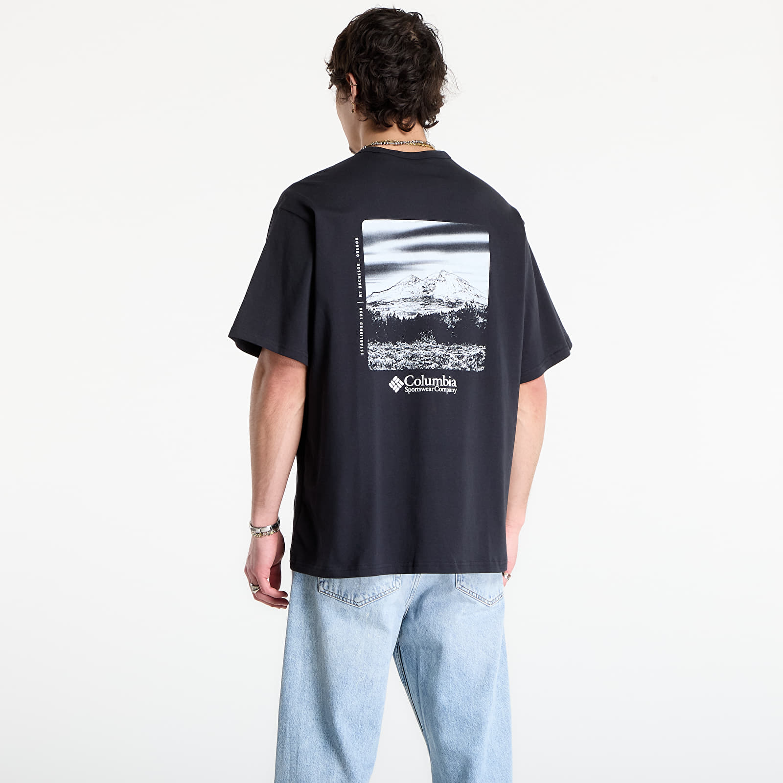 Tričká Columbia CSC™ Heavyweight Back Graphic Tee Black/ Photoreal