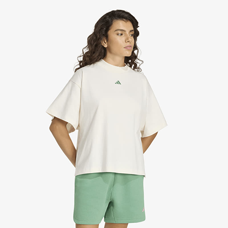 T-shirt adidas 3-Stripes Studio T-Shirt Chalk White