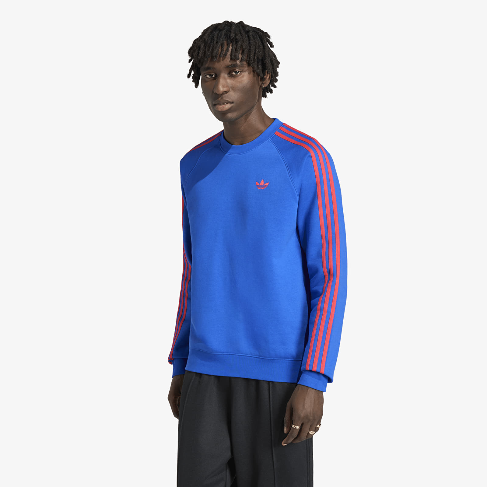 Суитшърт adidas 3S Crew Blue XXL