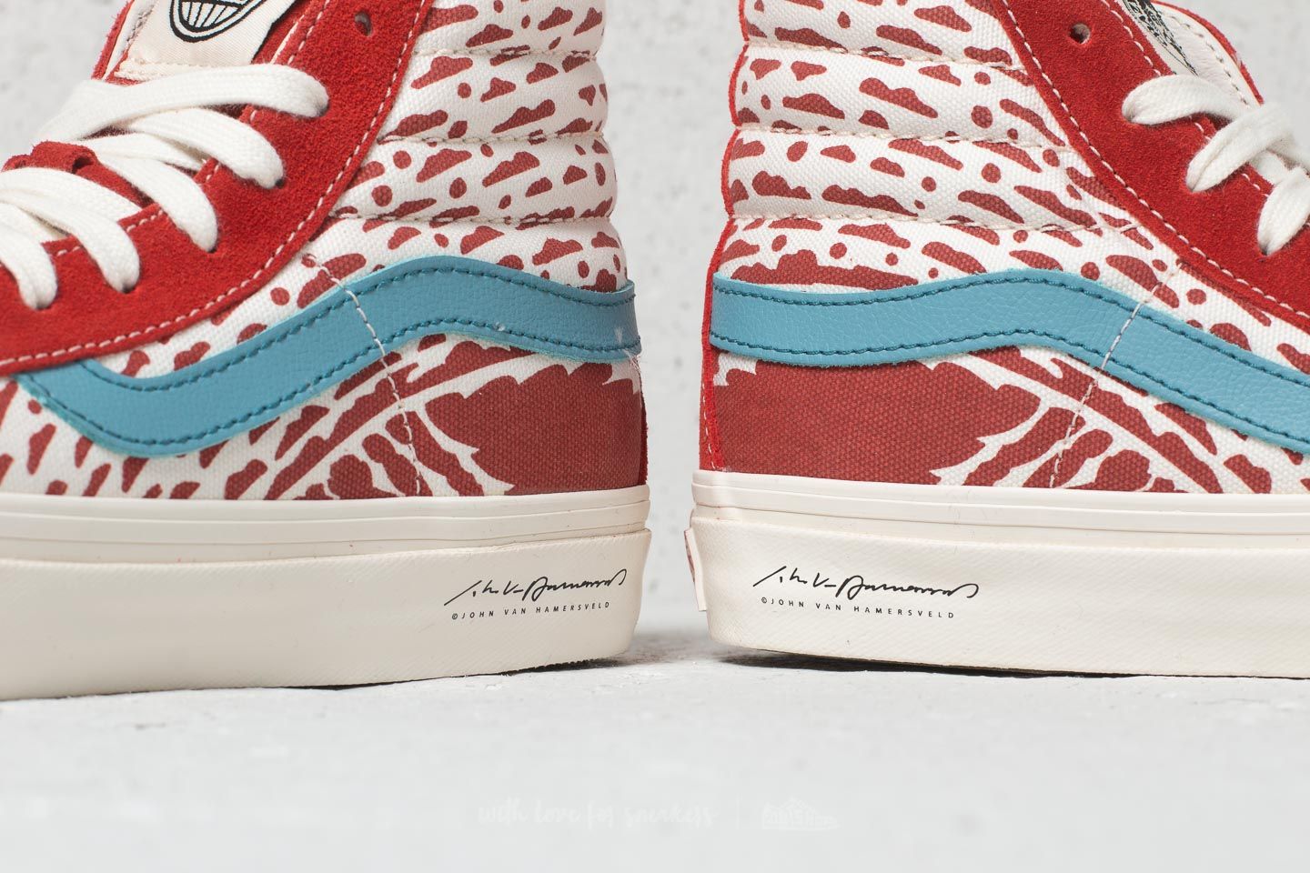Men s shoes Vans x John Van Hamersveld OG Sk8 Hi LX Suede Canvas Bossa Nova Footshop