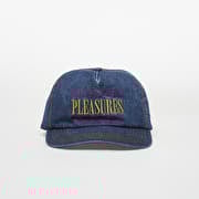 PLEASURES Zig Zag Denim Cap Indigo