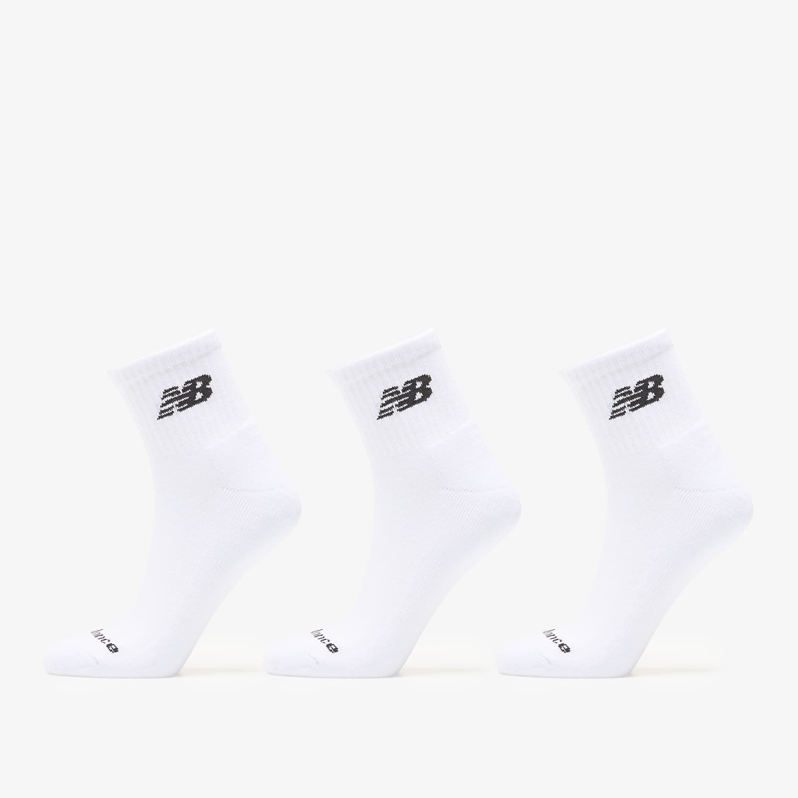 Чорапи New Balance Everyday Ankle Socks 3-Pack White M