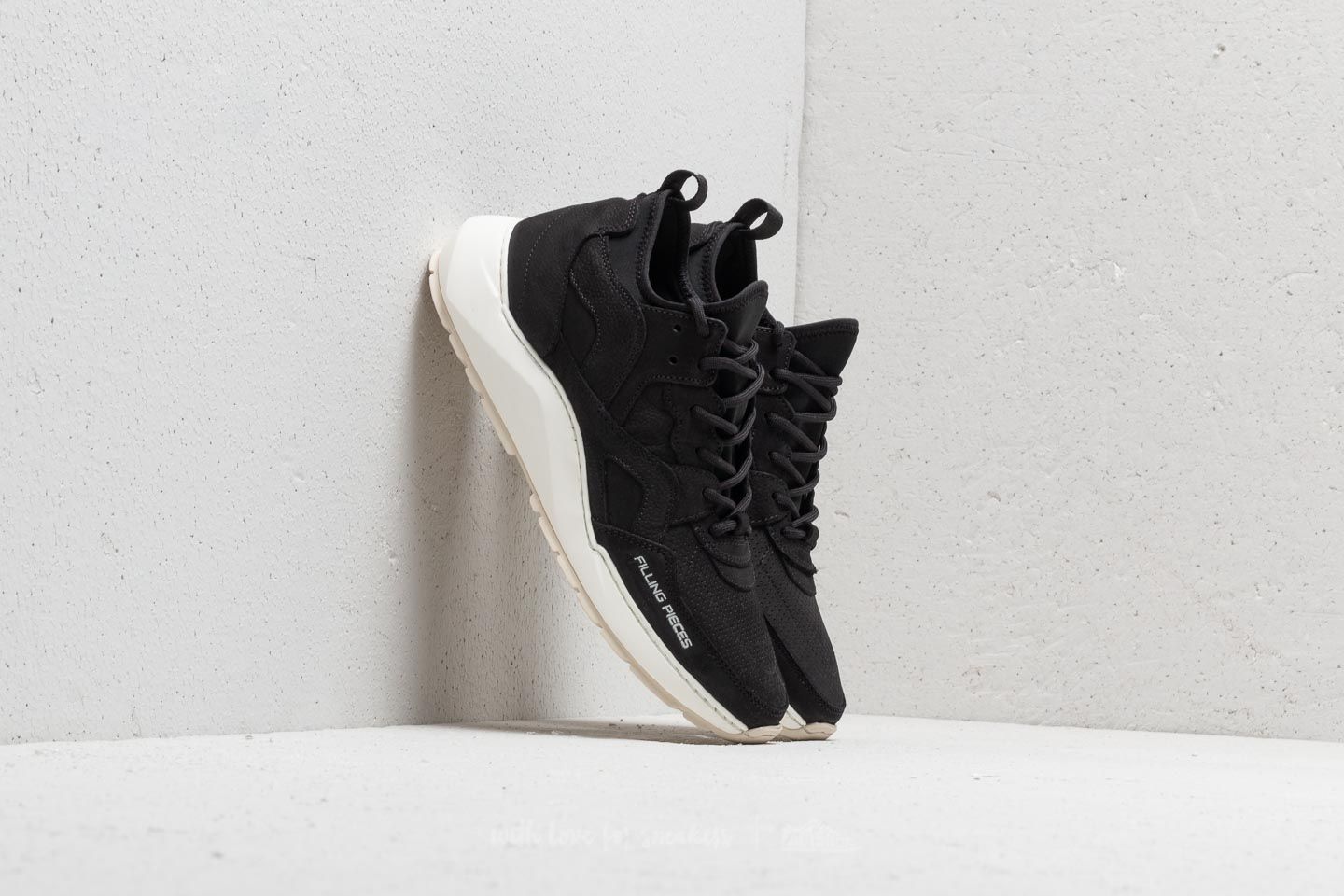 Men's shoes Filling Pieces Origin Low Arch Runner Fence Black