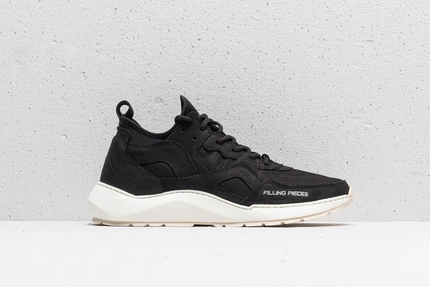 Men's shoes Filling Pieces Origin Low Arch Runner Fence Black