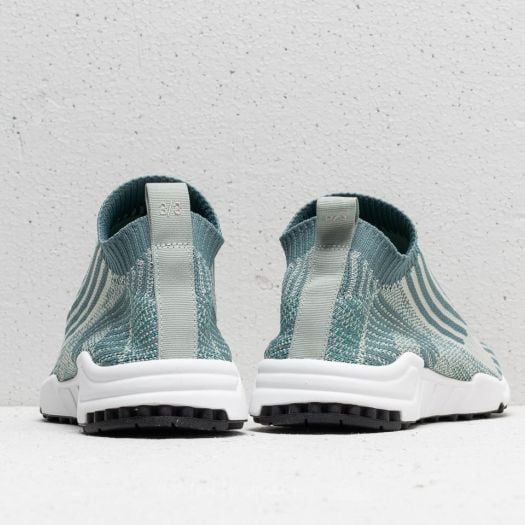 adidas EQT Support Sock Primeknit Raw Green Ash Silver Core Black Footshop