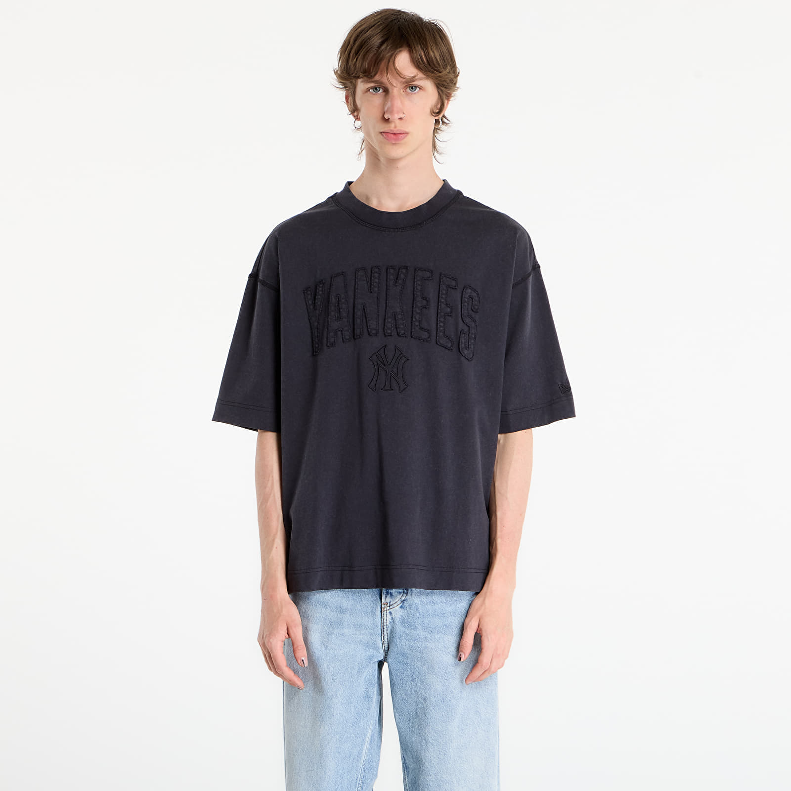 Тениска New Era MLB Washed Boxy Tee New York Yankees UNISEX Black L