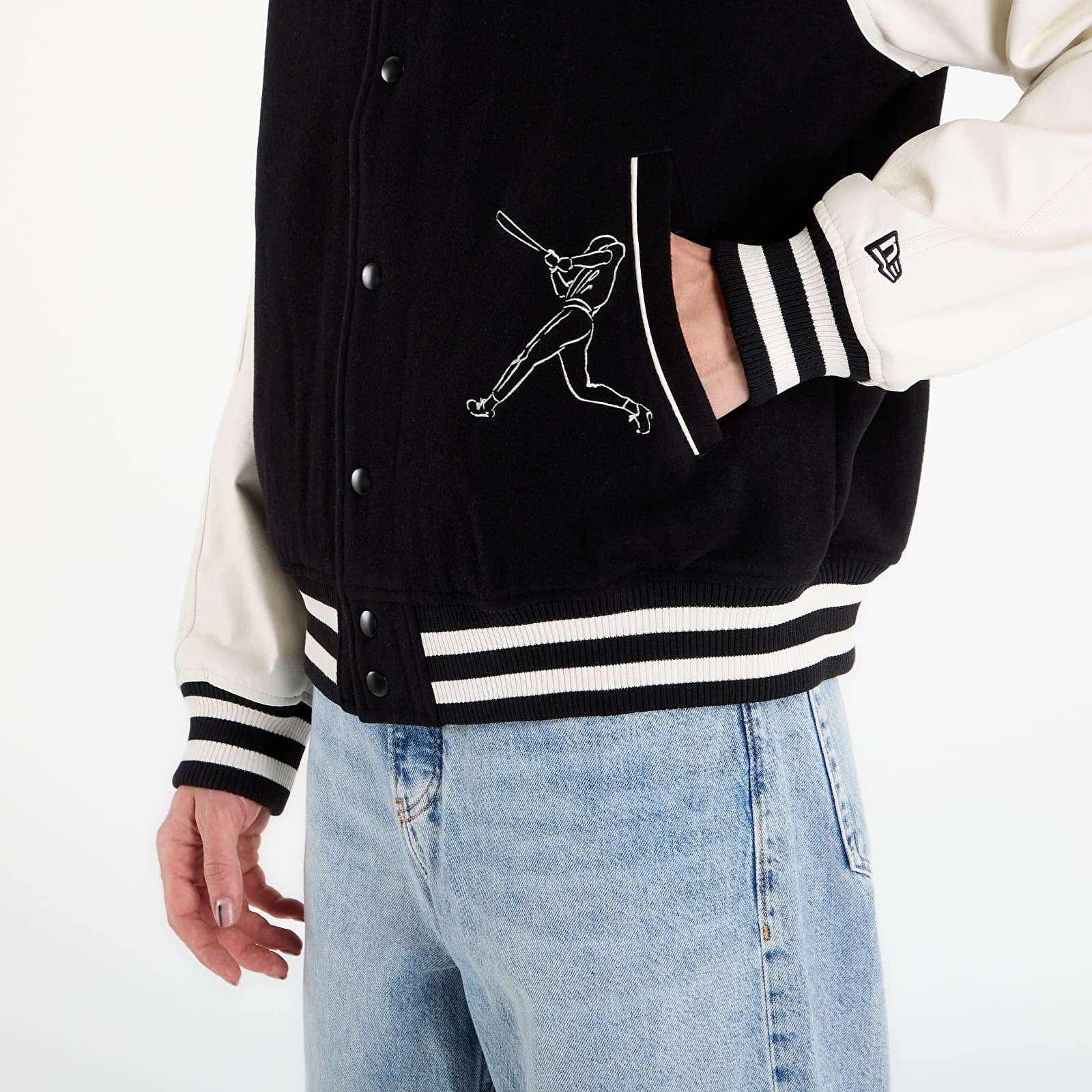 Pánské bundy New Era MLB Varsity Jacket New York Yankees UNISEX Black