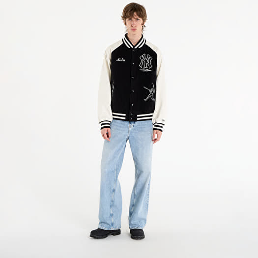 ★*ー様 00s MLB NewYork Yankees varsity jac OVO x New Era MLB New York Yankees Varsity Jacket Navy Men's