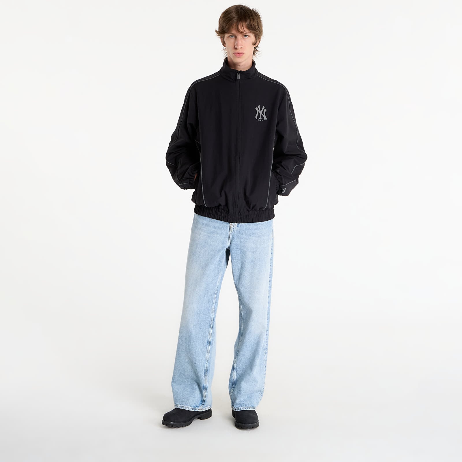 Pánské bundy New Era MLB Track Jacket New York Yankees UNISEX Black